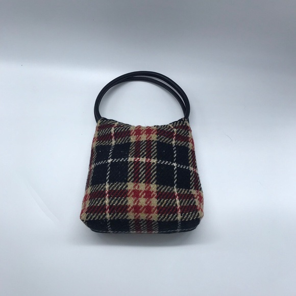 Burberry Handbags - Rare Burberry Check Mini Tote/Sholder Bag